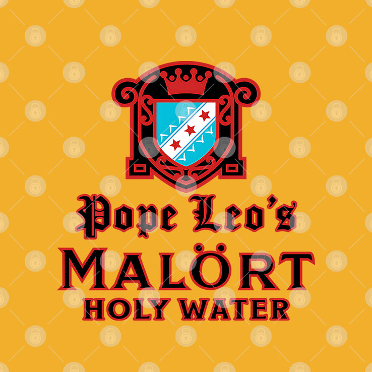 Pope Leo’s Malort Holy Water Shirt