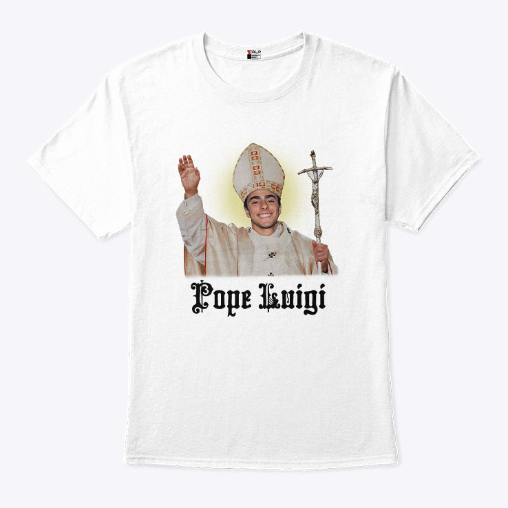 Pope Luigi Mangione T Shirt