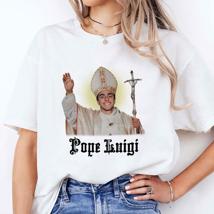 Pope Luigi Mangione T Shirt