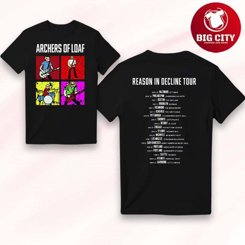 Port Merchandise Reason In Decline Tour 2026 Two Sided shirt
