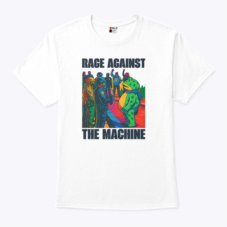 Portland Frog Anti-ICE Rage Against The Machine Shirt