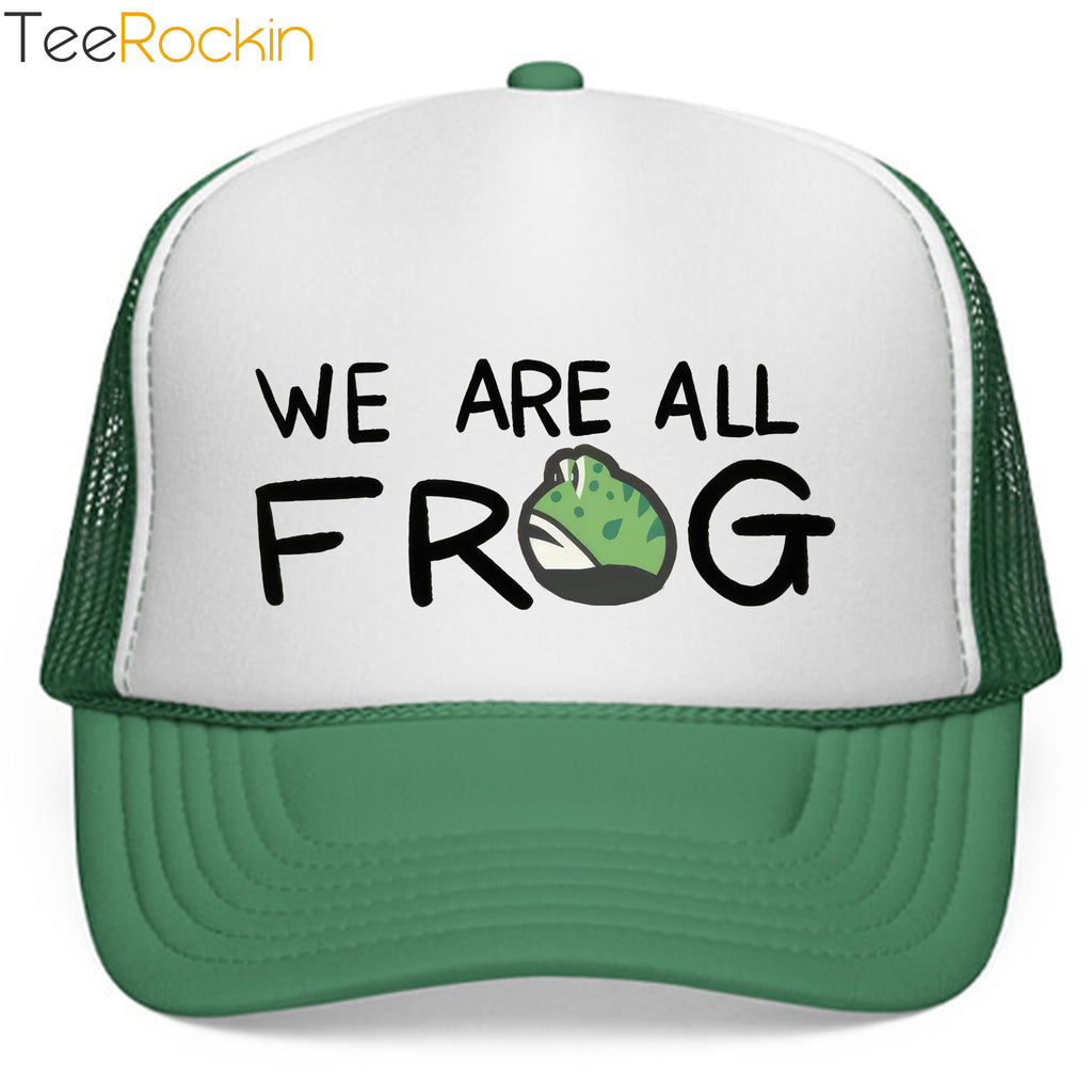 Portland Frog We Are All Frog Hat