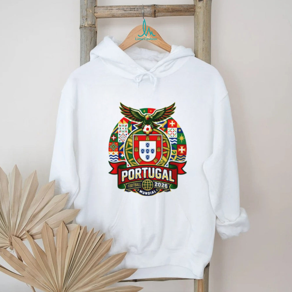 Portugal Football 2026 Mundial Eagle Crest Supporters T Shirt
