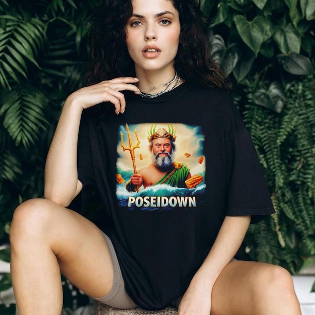 Poseidown Greek God Down Syndrome Awareness Humor T Shirt