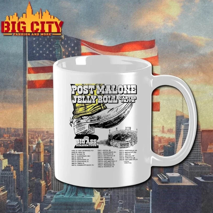 Post And Malone and Jelly And Roll The Big ASS Stadium Tour Part 2 2026 t-shirt