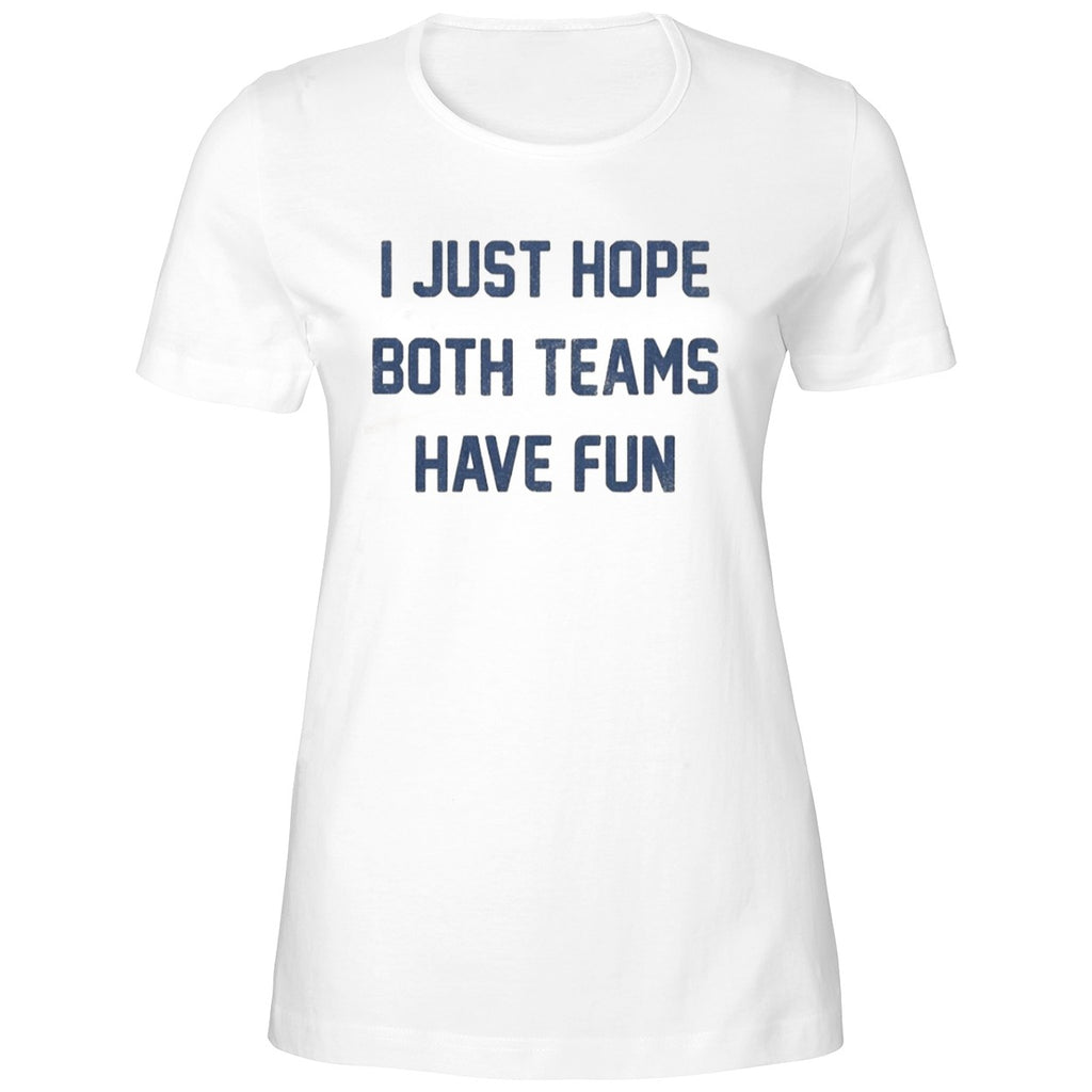 Post Malone wearing I Just Hope Both Teams Have Fun Shirt