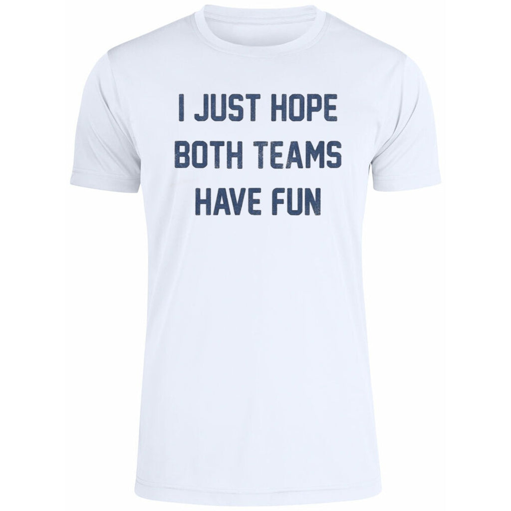 Post Malone wearing I Just Hope Both Teams Have Fun Shirt