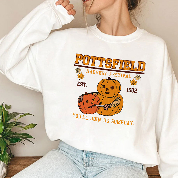 Pottsfield Harvest Festival Pumpkin You’ll Join Us Someday Shirt