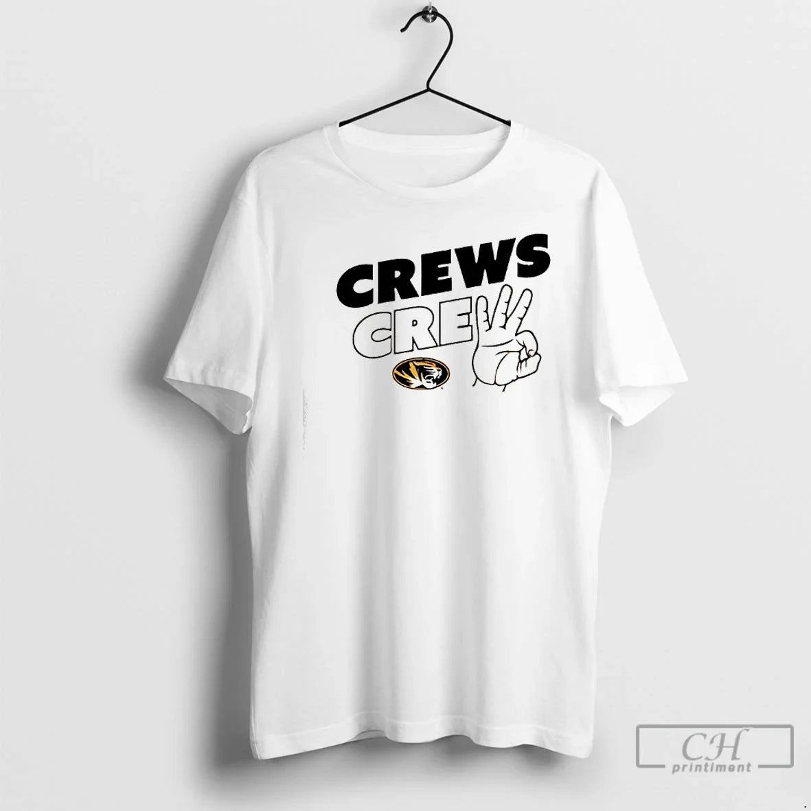 Jacob Crews Crew Missouri Tigers T-Shirts