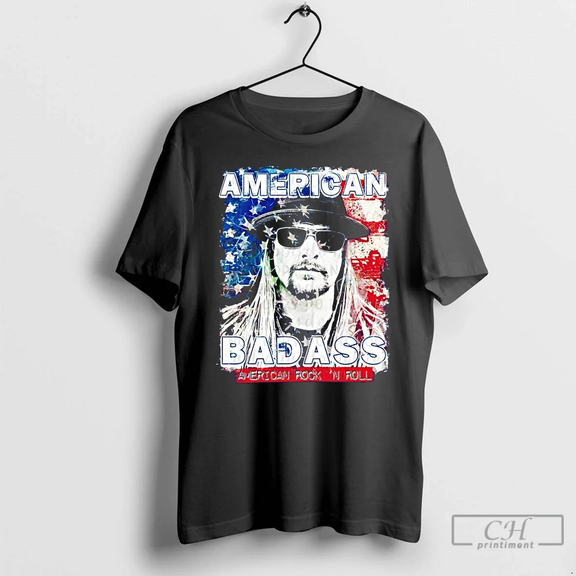 Kid Rock American Bad Ass American Rock N Roll T-Shirts