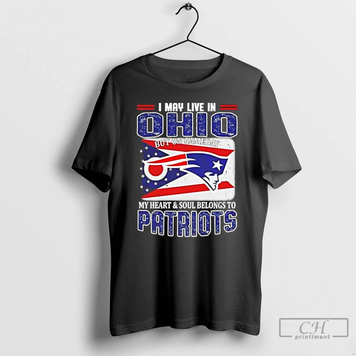 Gameday My Heart Soul Belongs Patriots I May Live Ohio T-Shirts