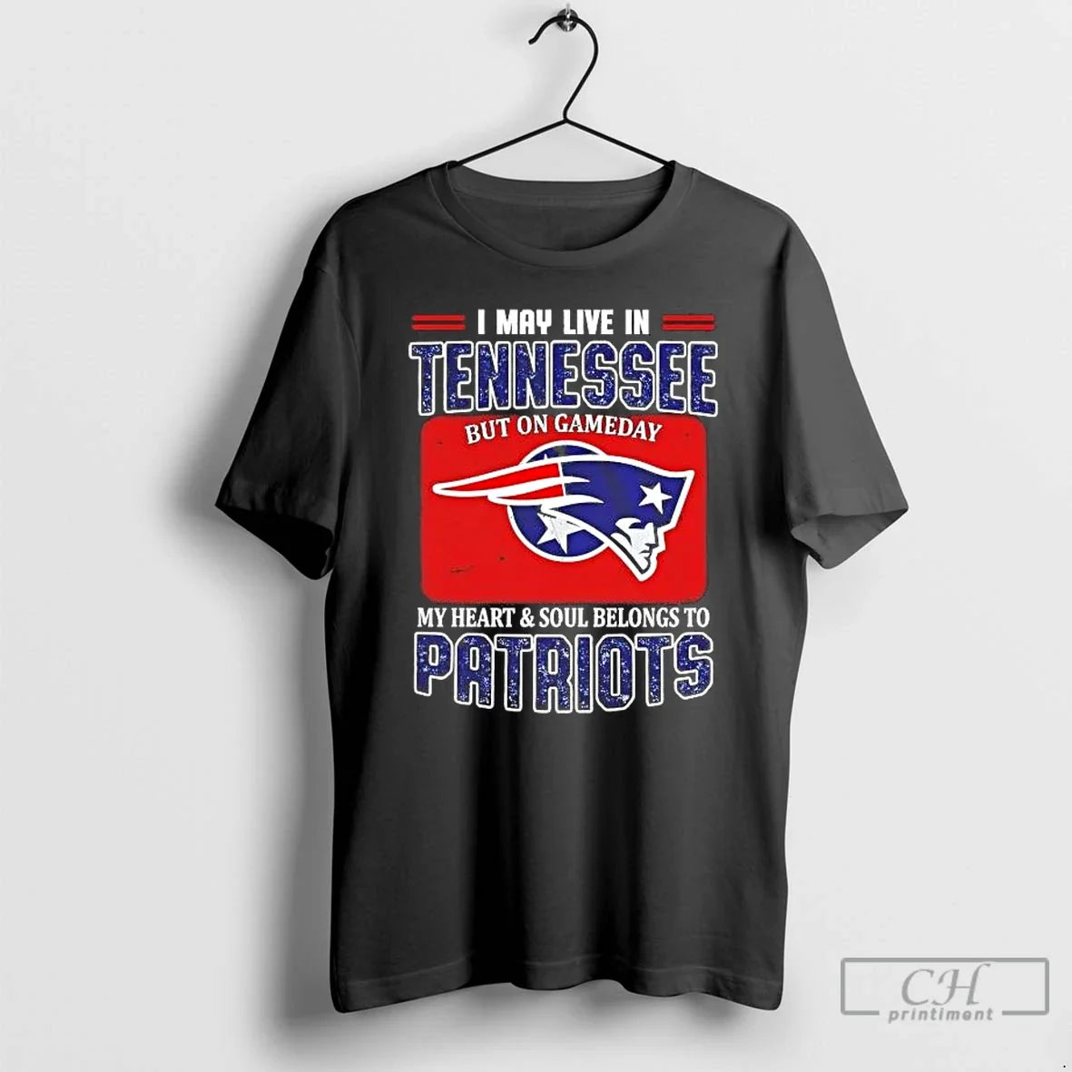 Gameday My Heart Soul Belongs Patriots I May Live Tennessee T-Shirts