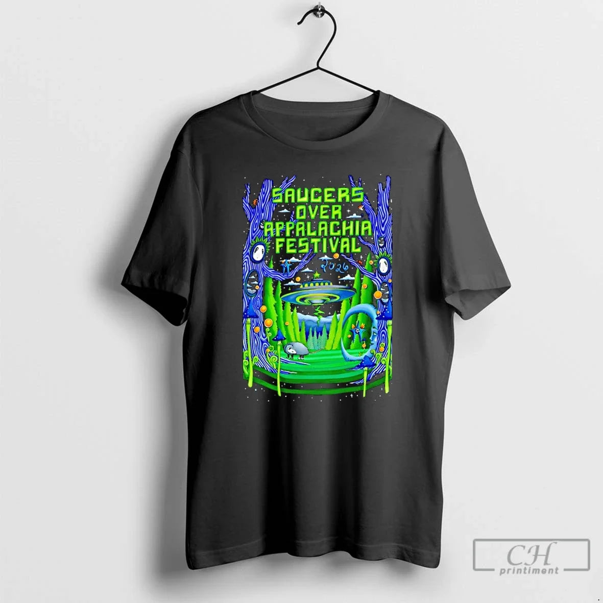 Saucers Over Appalachia Festival Jun 13 2026 Bristol Va T-Shirts