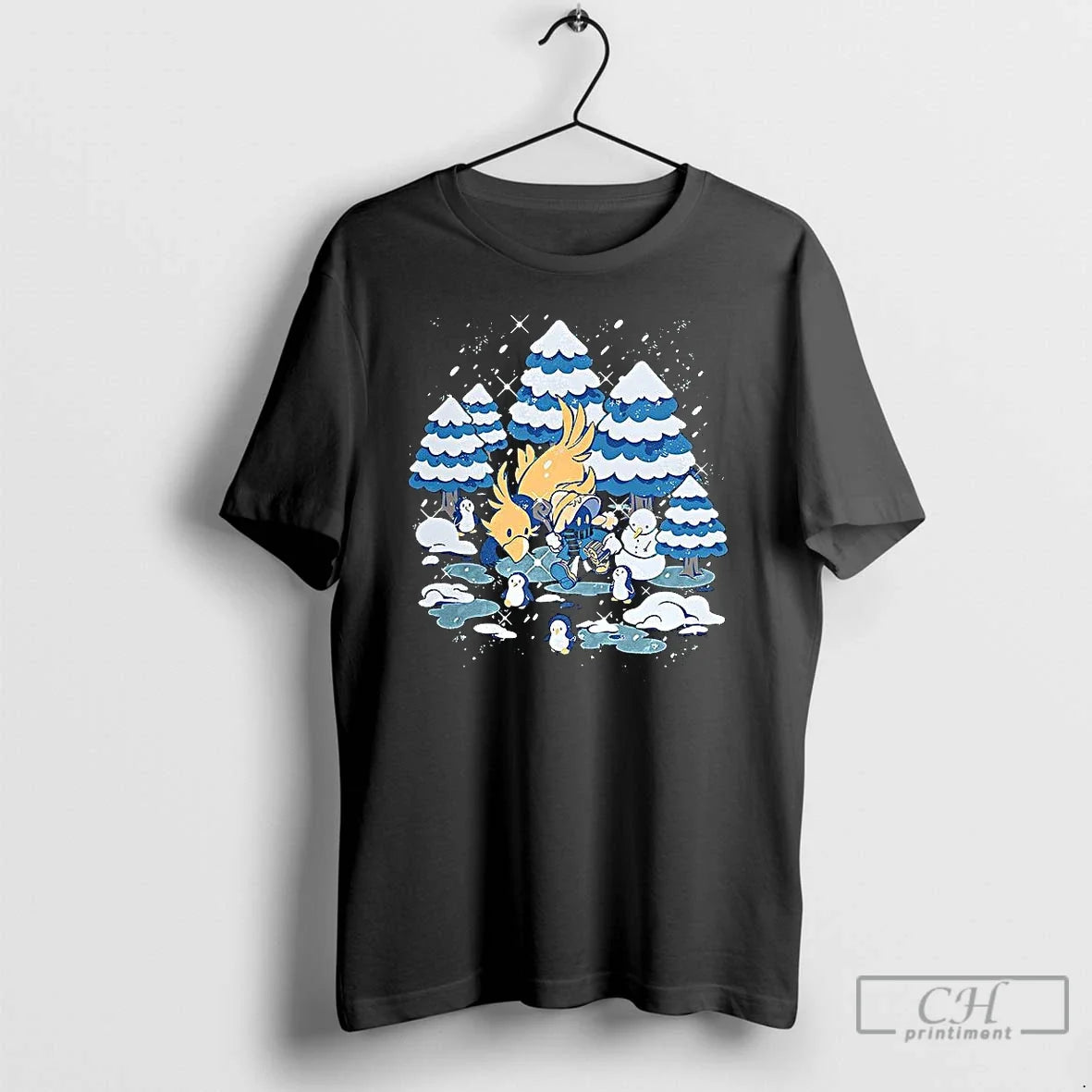 Vivi Ornitier Final Fantasy Video Game Character Winter Wonderland T-Shirts