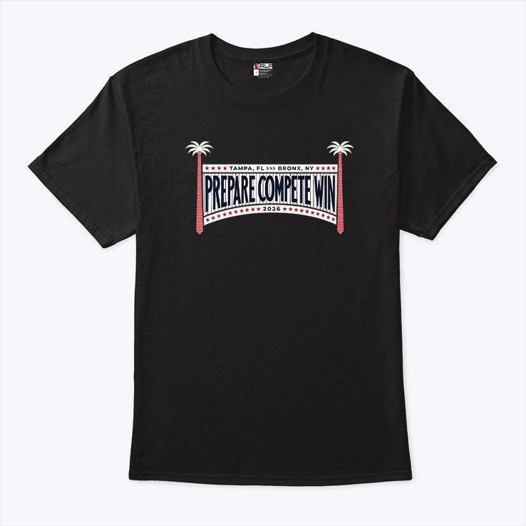 Prepare Compete Win 2026 Tampa Bay Baseball T Shirt