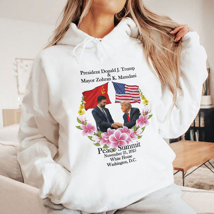 President Trump And Zohran Mamdani Peace Summit November 21, 2025 T Shirt