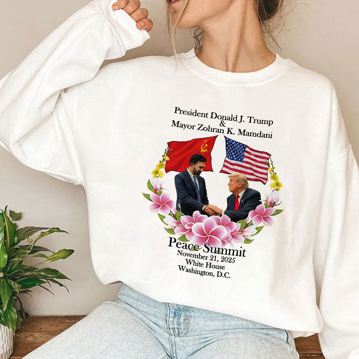 President Trump And Zohran Mamdani Peace Summit November 21, 2025 T Shirt