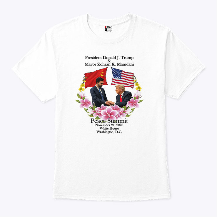 President Trump And Zohran Mamdani Peace Summit November 21, 2025 T Shirt