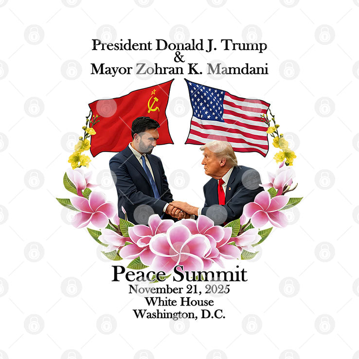 President Trump And Zohran Mamdani Peace Summit November 21, 2025 T Shirt
