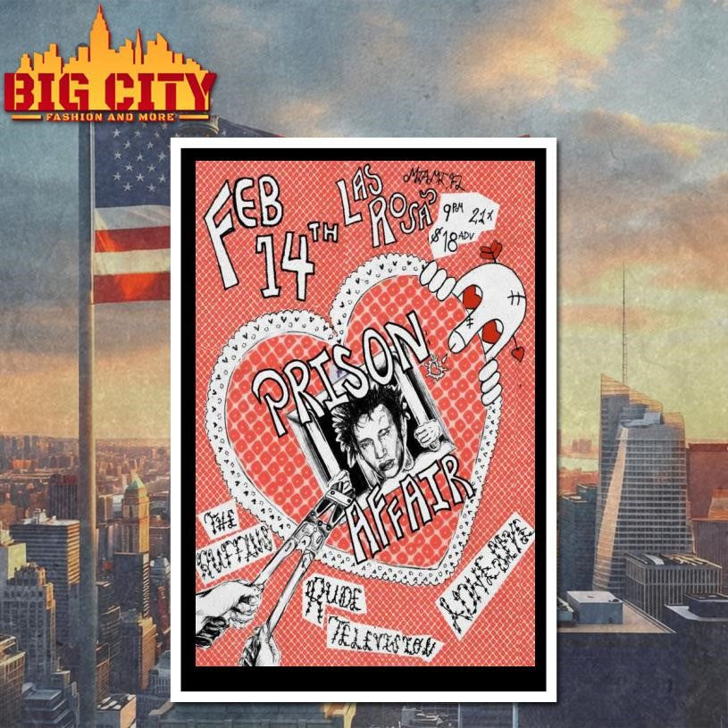 Prison Affair Tour Miami FL On Feb 14 2026 Poster Shirt