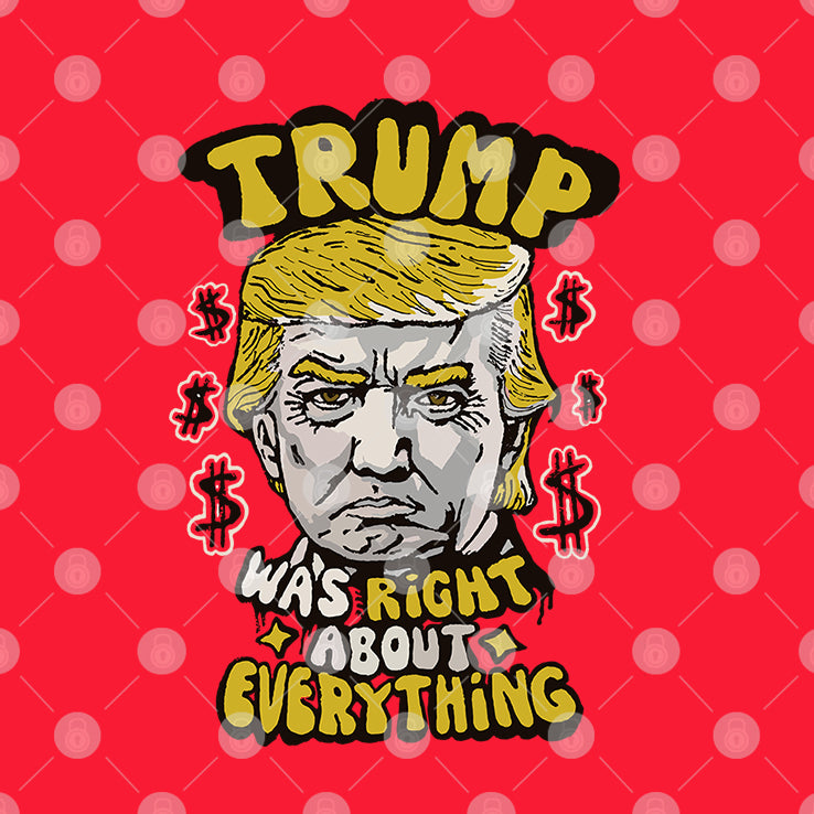 Pro Donald Trump Trump Was Right About Everything T Shirt