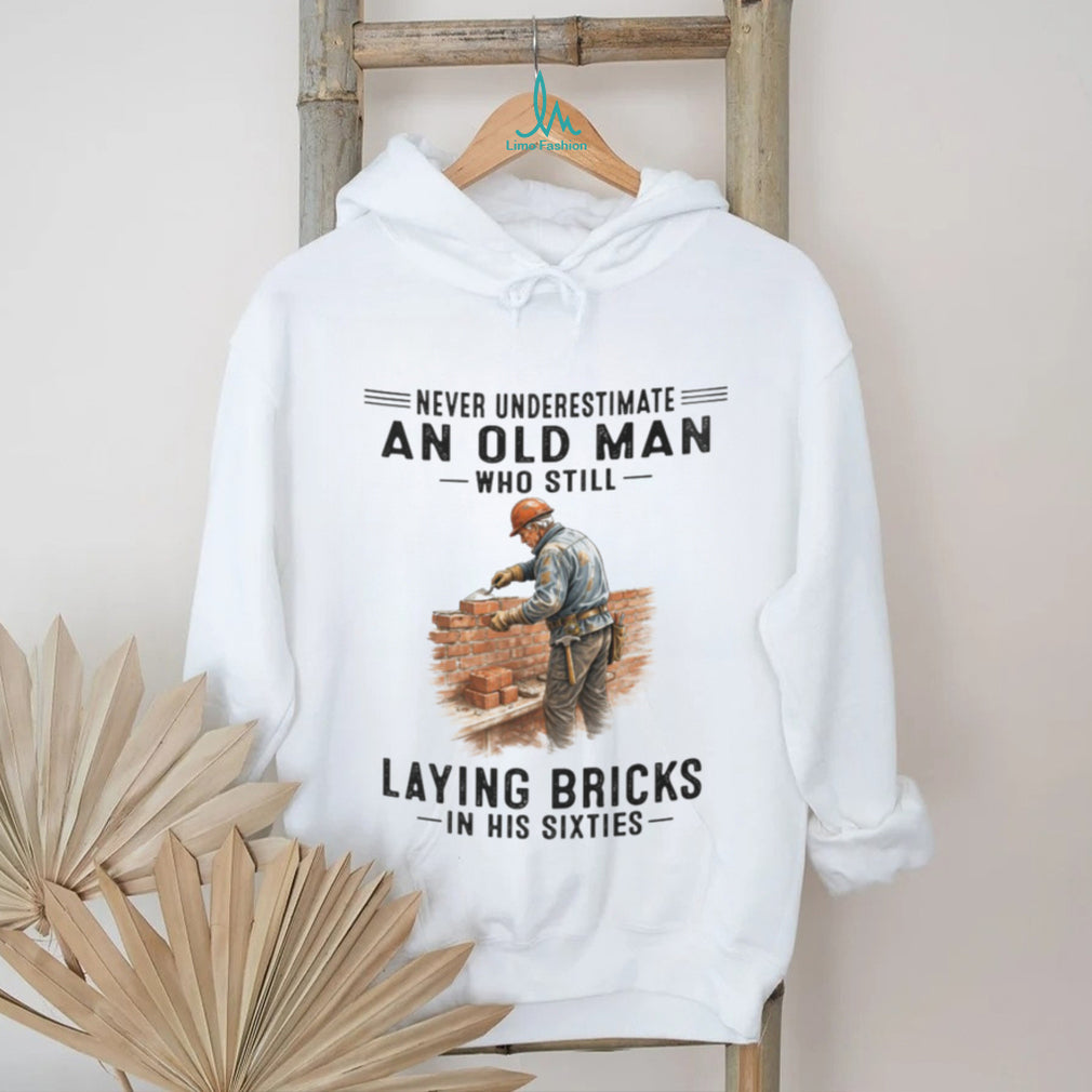 Professional Bricklayer Old Man In His Sixties Shirt