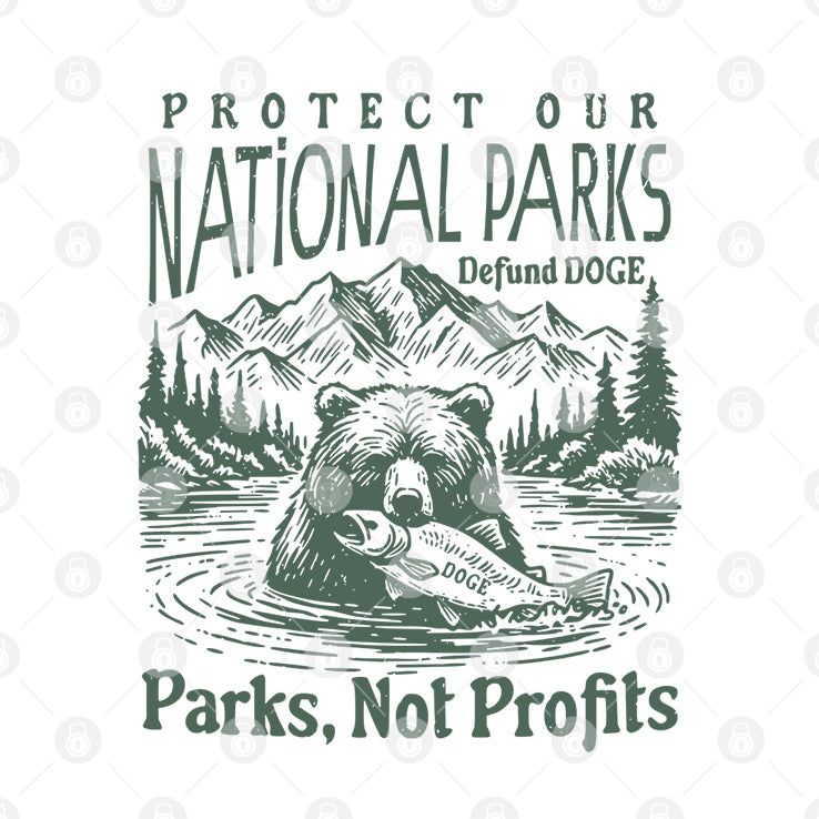 Protect Our National Parks Defund DOGE Shirt