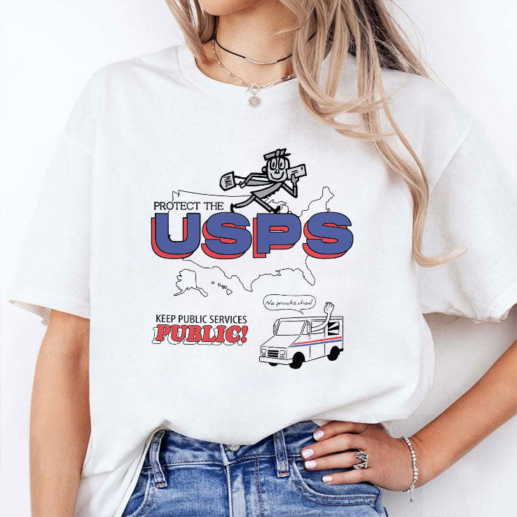 Protect The USPS Keep Public Services Public T Shirt