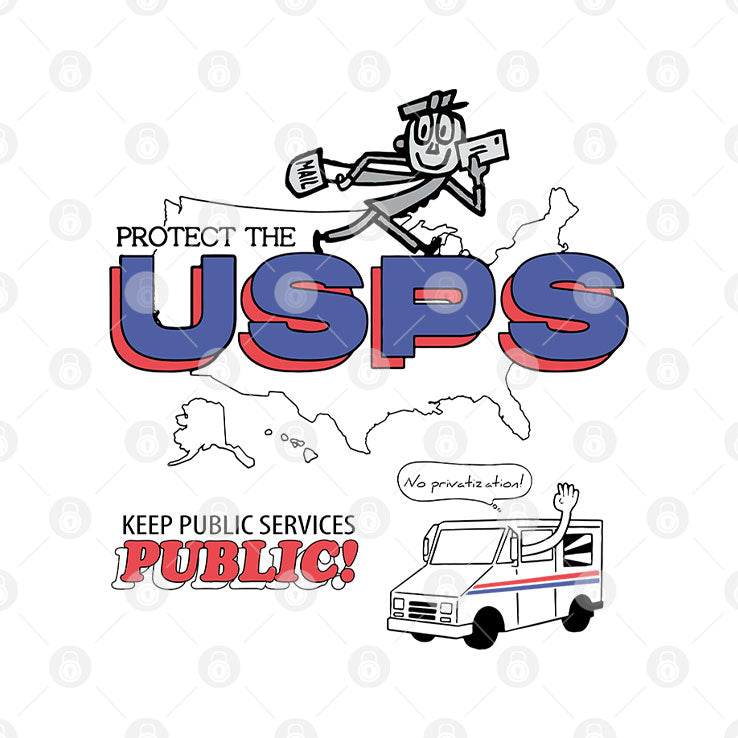 Protect The USPS Keep Public Services Public T Shirt