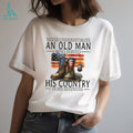 Proud Military Veteran Old Man Who Served His Country 70th Birthday Shirt