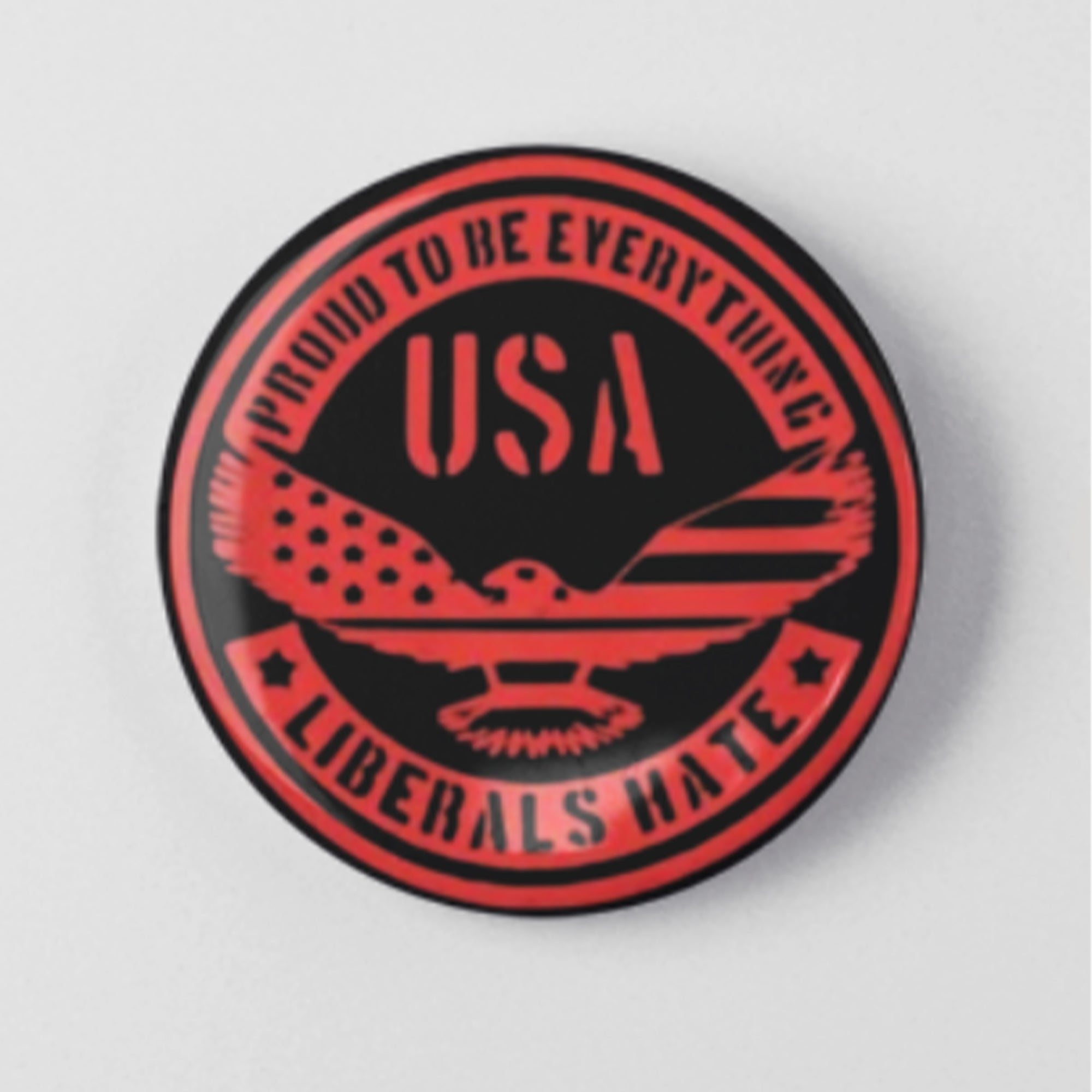 Proud to Be Everything USA Liberals Hate Button