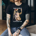 Provocative Gothic Nun “Bad Girls Taste Better” Graphic Tee