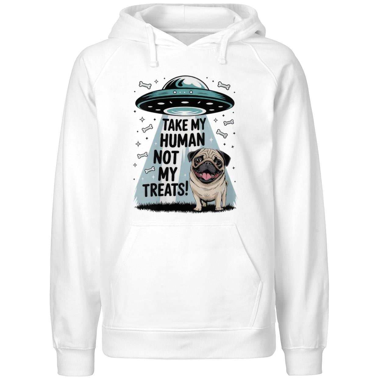Pug Take My Human Not My Treats Alien Shirt