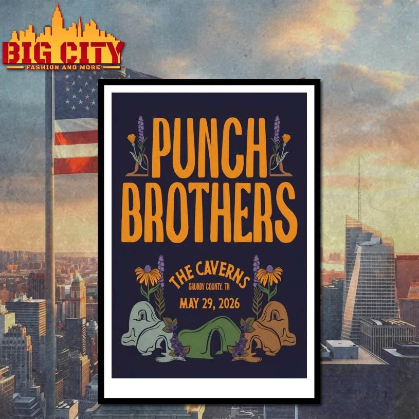 Punch Brothers May 29 2026 The Caverns Pelham TN Poster Shirt