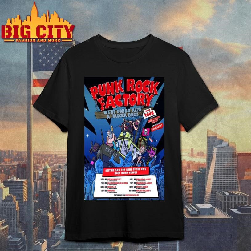 Punk Rock Factory February 2026 Poster Shirt