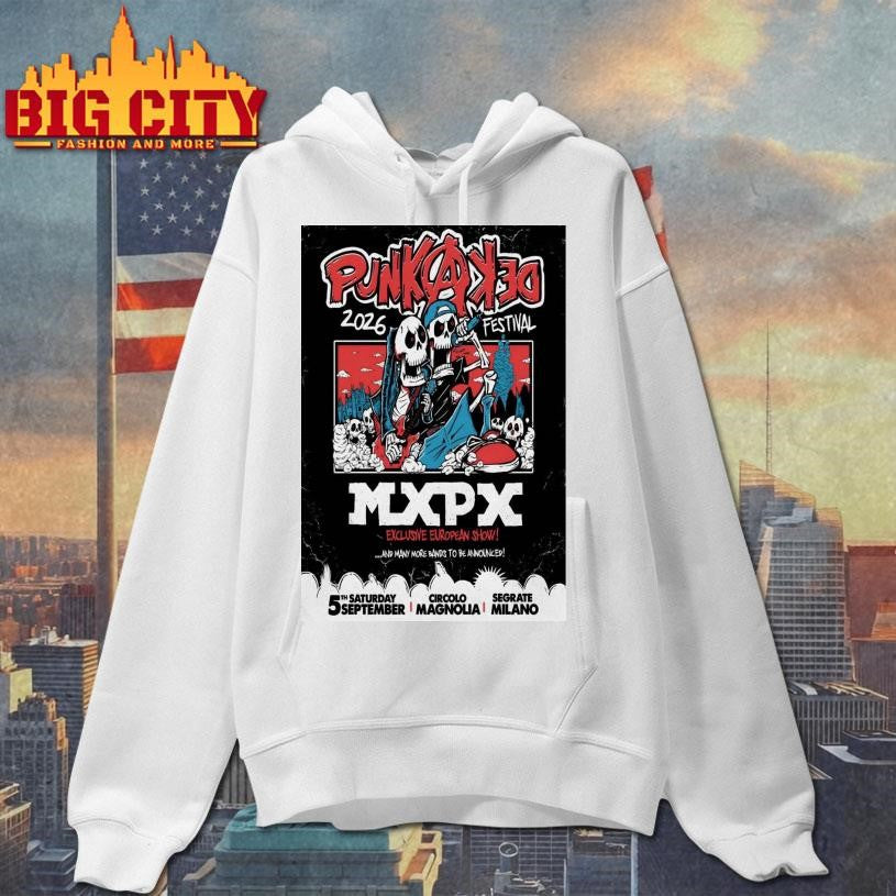 Punkadeka Festival 2026 MXPX Sept 5 In Segrate Milano Poster Shirt