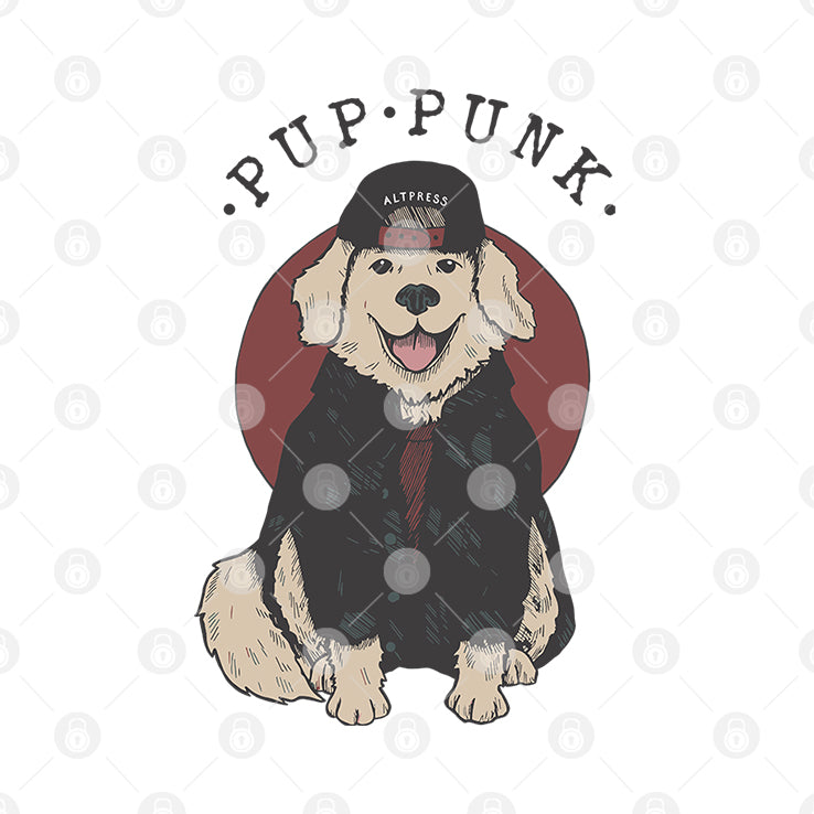 Pup Punk Funny Dog T Shirt