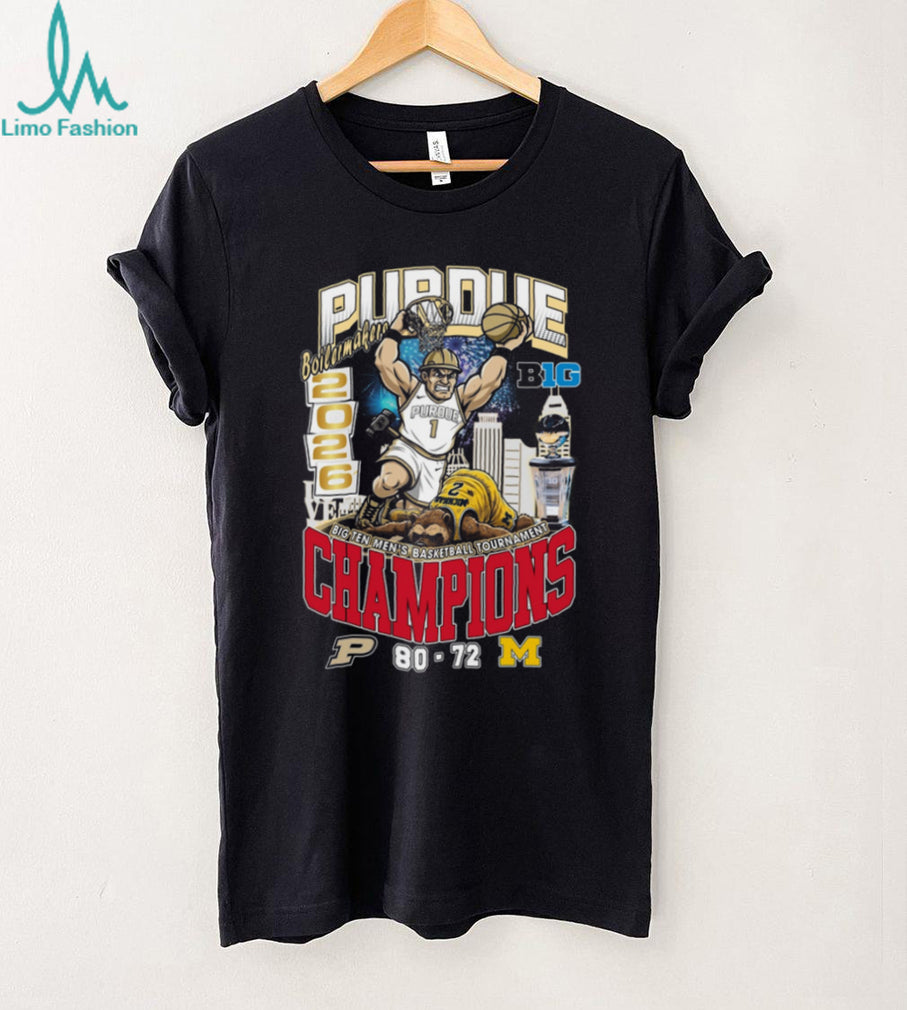 Purdue Boilermakers 2026 Big Ten Men’s Basketball Tournament Champions T Shirt