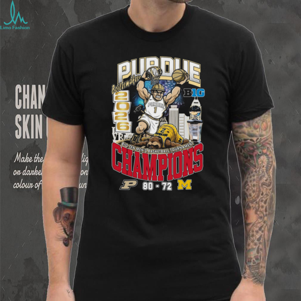 Purdue Boilermakers 2026 Big Ten Men’s Basketball Tournament Champions T Shirt