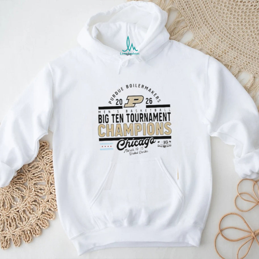 Purdue Boilermakers 2026 Big Ten Tournament Champions Chicago T Shirt
