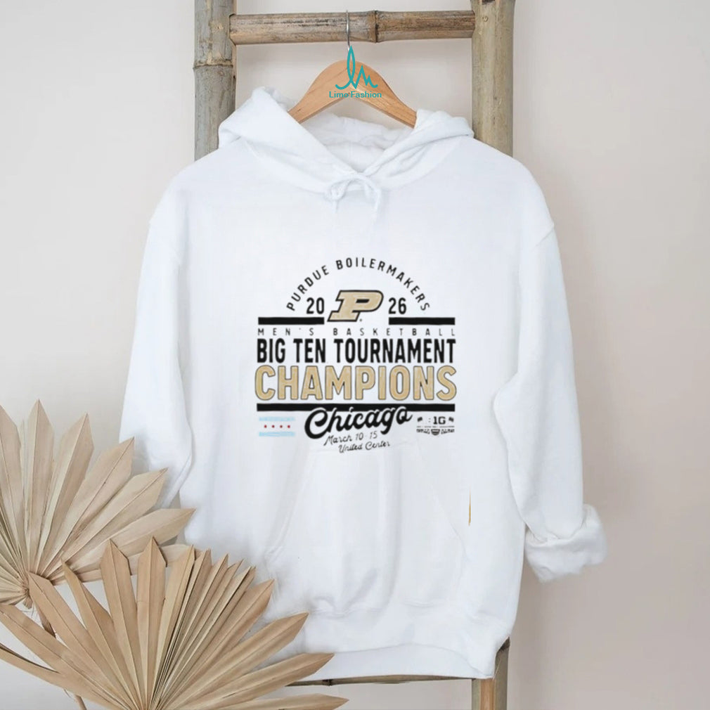 Purdue Boilermakers 2026 Big Ten Tournament Champions Chicago T Shirt