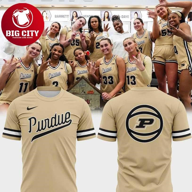 Purdue Boilermakers Classic Old Gold Night 2026 Two Sided Shirt