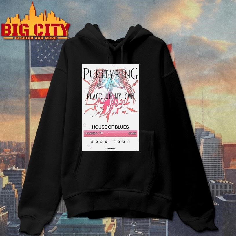 Purity Ring Place Of My Own Tour At House of Blues Houston April 28 2026 Poster Shirt