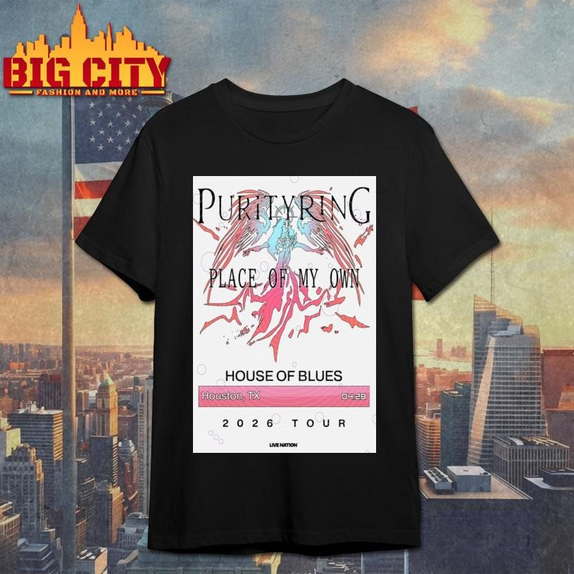 Purity Ring Place Of My Own Tour At House of Blues Houston April 28 2026 Poster Shirt
