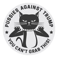 Pussies Against Trump You Can’t Grab This Sticker