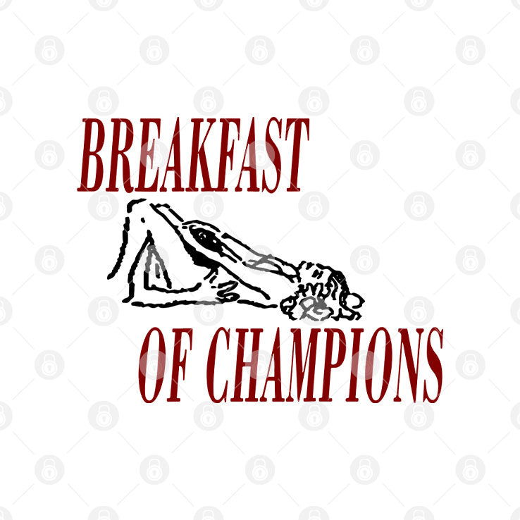 Pussy Breakfast Of Champions T Shirt
