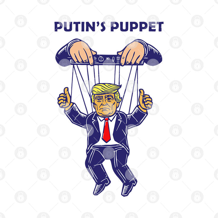 Putin’s Puppet Trump Is A Russian Asset Political Parody T Shirt