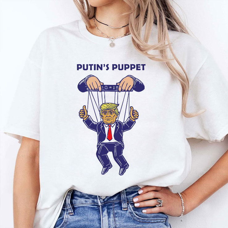 Putin’s Puppet Trump Is A Russian Asset Political Parody T Shirt
