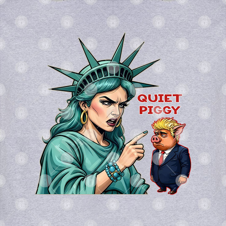 Quiet Piggy Liberty T Shirt