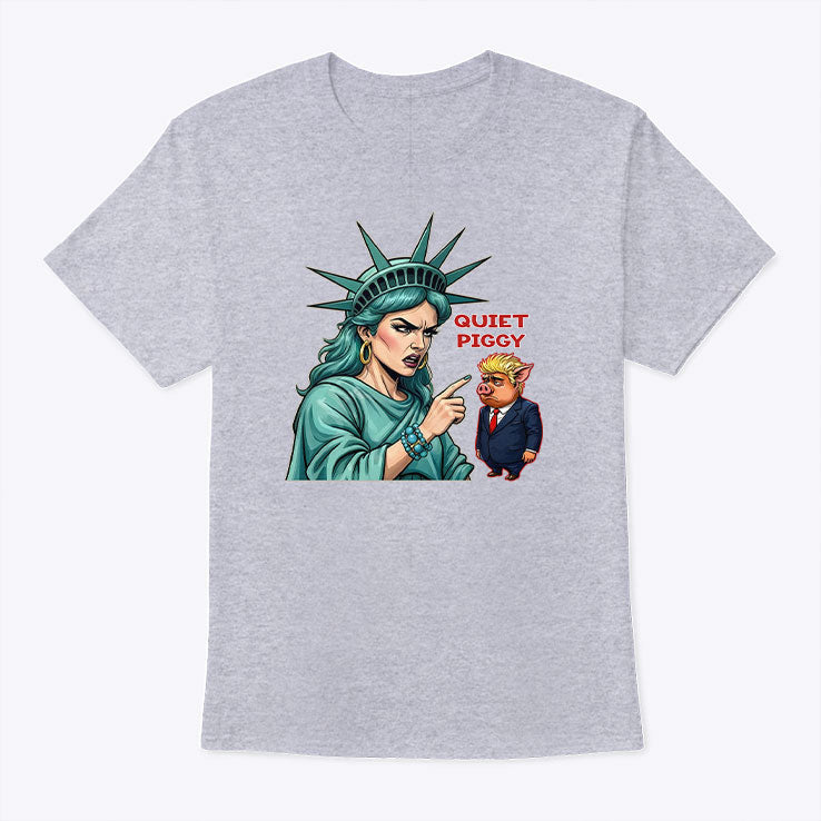 Quiet Piggy Liberty T Shirt
